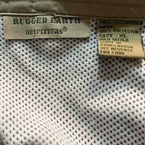 Rugged earth outfitters fishing shirt lightweight